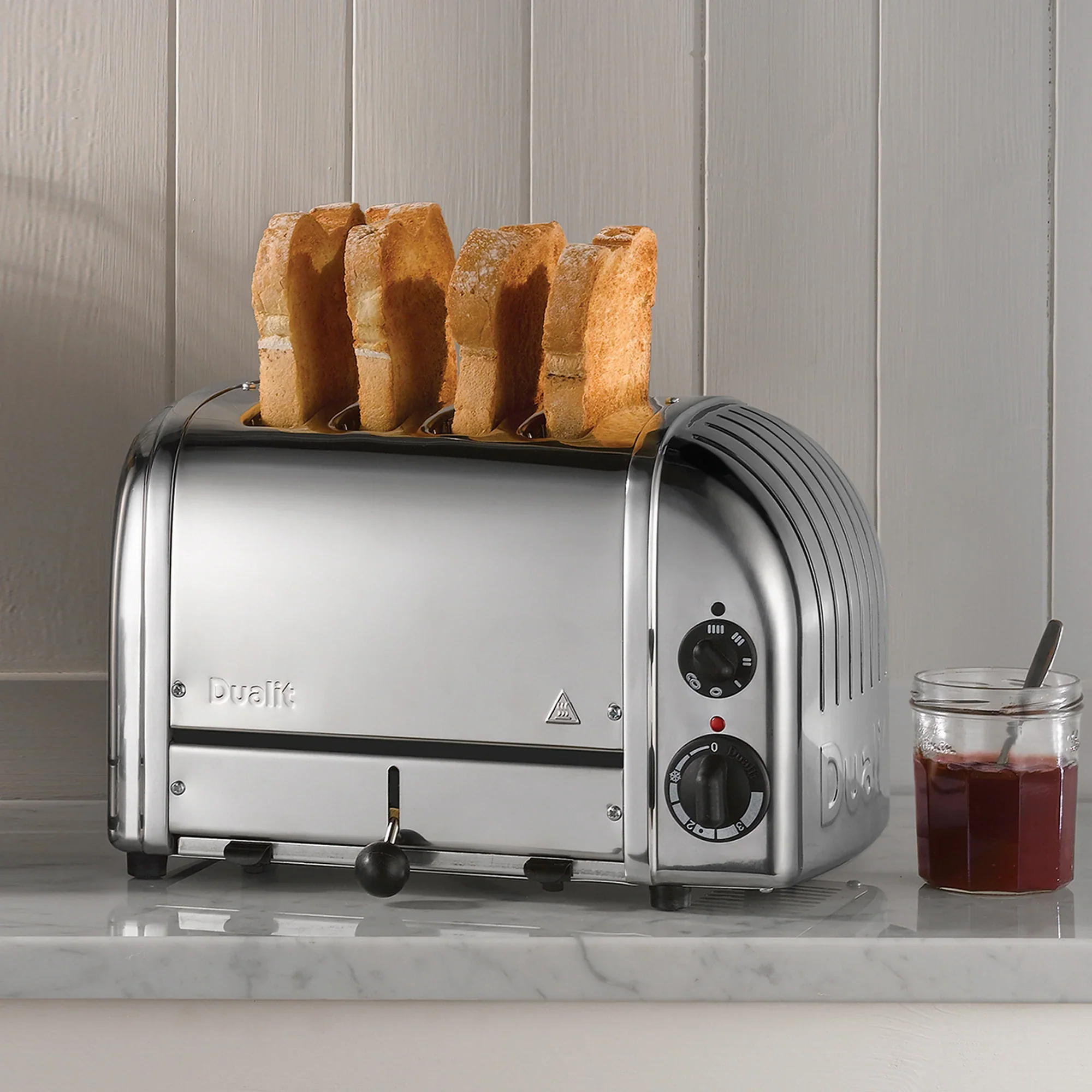 Dualit Classic 4-Slice Toaster, Stainless Steel - NewGen - Image 2