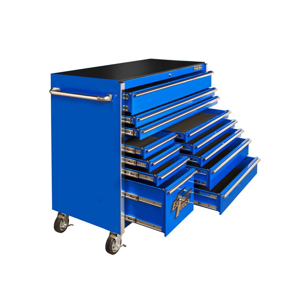 55-Inch 12-Drawer Roller Cabinet Tool Chest - Model THD552112RCBL - Image 6