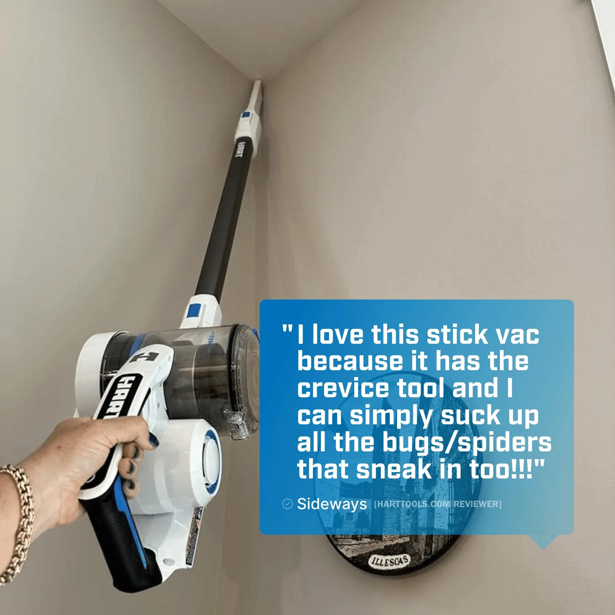 HART 20V Cordless Stick Vacuum Kit With 4.0Ah Lithium-Ion Battery - Image 11