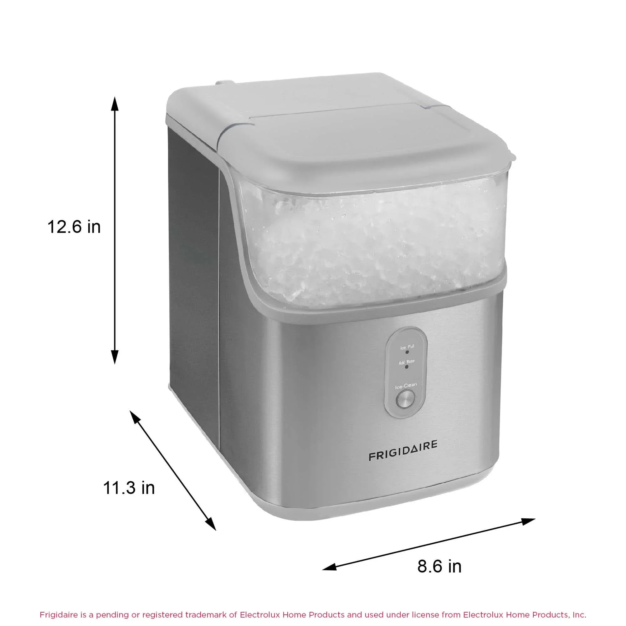 Frigidaire Nugget Ice Maker, 33 Lbs., Black Stainless Steel - EFIC228 - Image 13