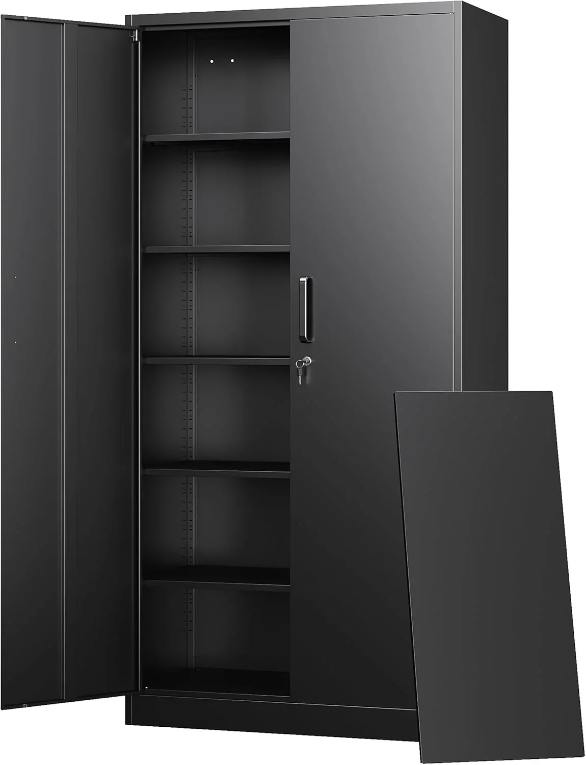 Letaya Metal Garage Storage Cabinets with Lock-72 Tall Tool Organizer Steel Lockers - Image 7