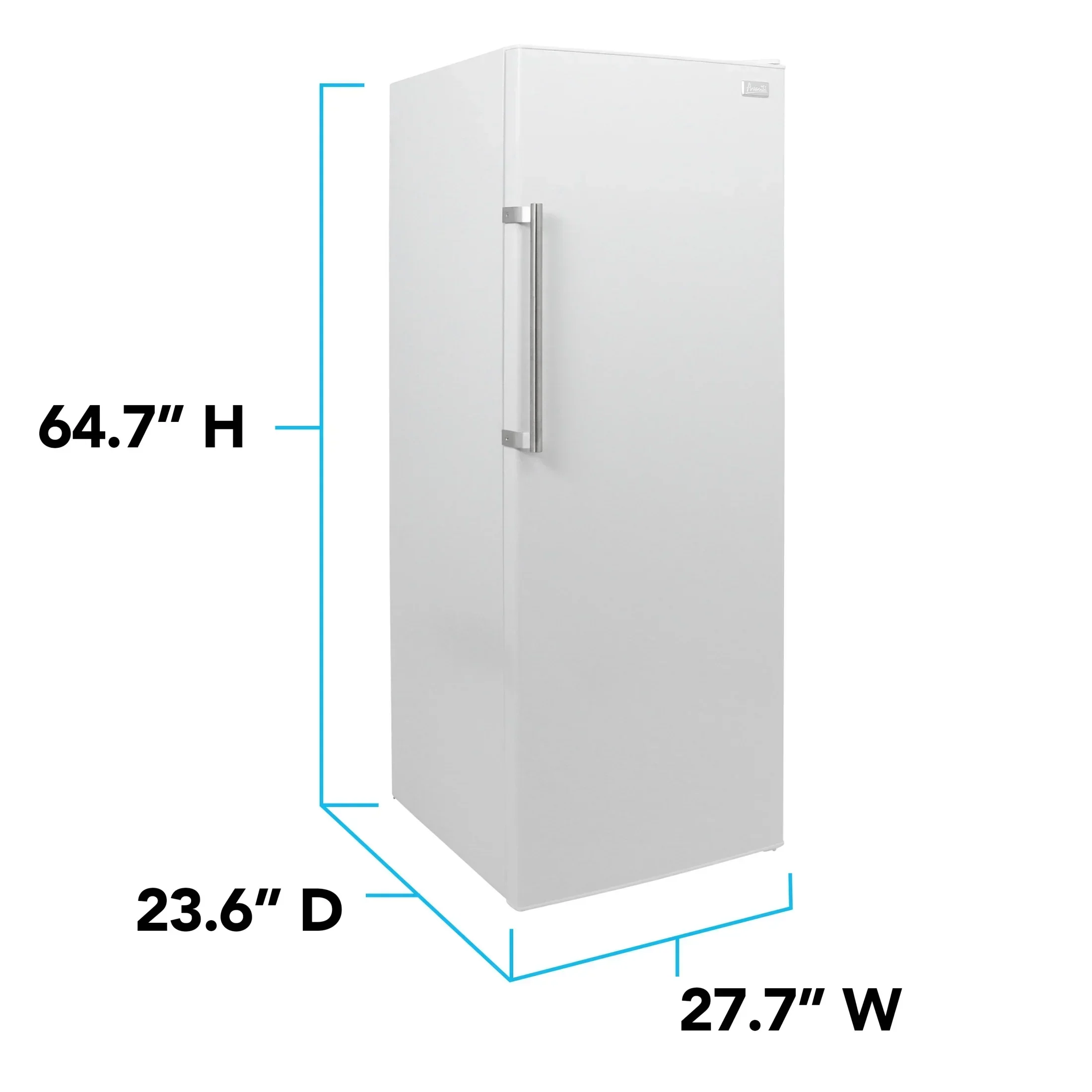 Avanti Vertical Freezer, 10.8 cu ft, White - AV1081VFK0W - Image 5