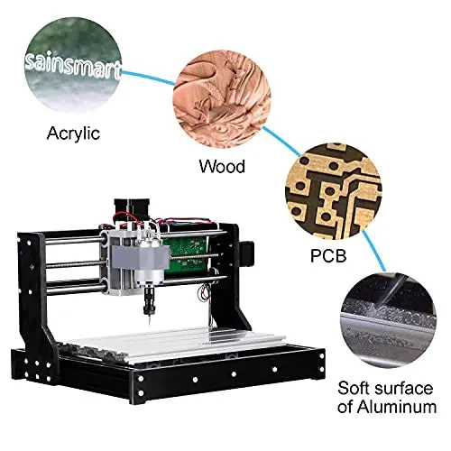 Genmitsu CNC 3018-PRO Router Kit GRBL Control 3 Axis Wood Carving Milling Engraving Machine - Image 2