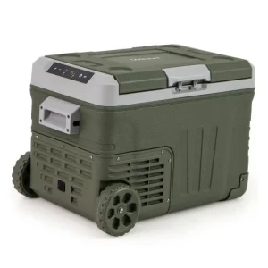Portable 12V Car Refrigerator Electric Cooler, 35L/50L, Green
