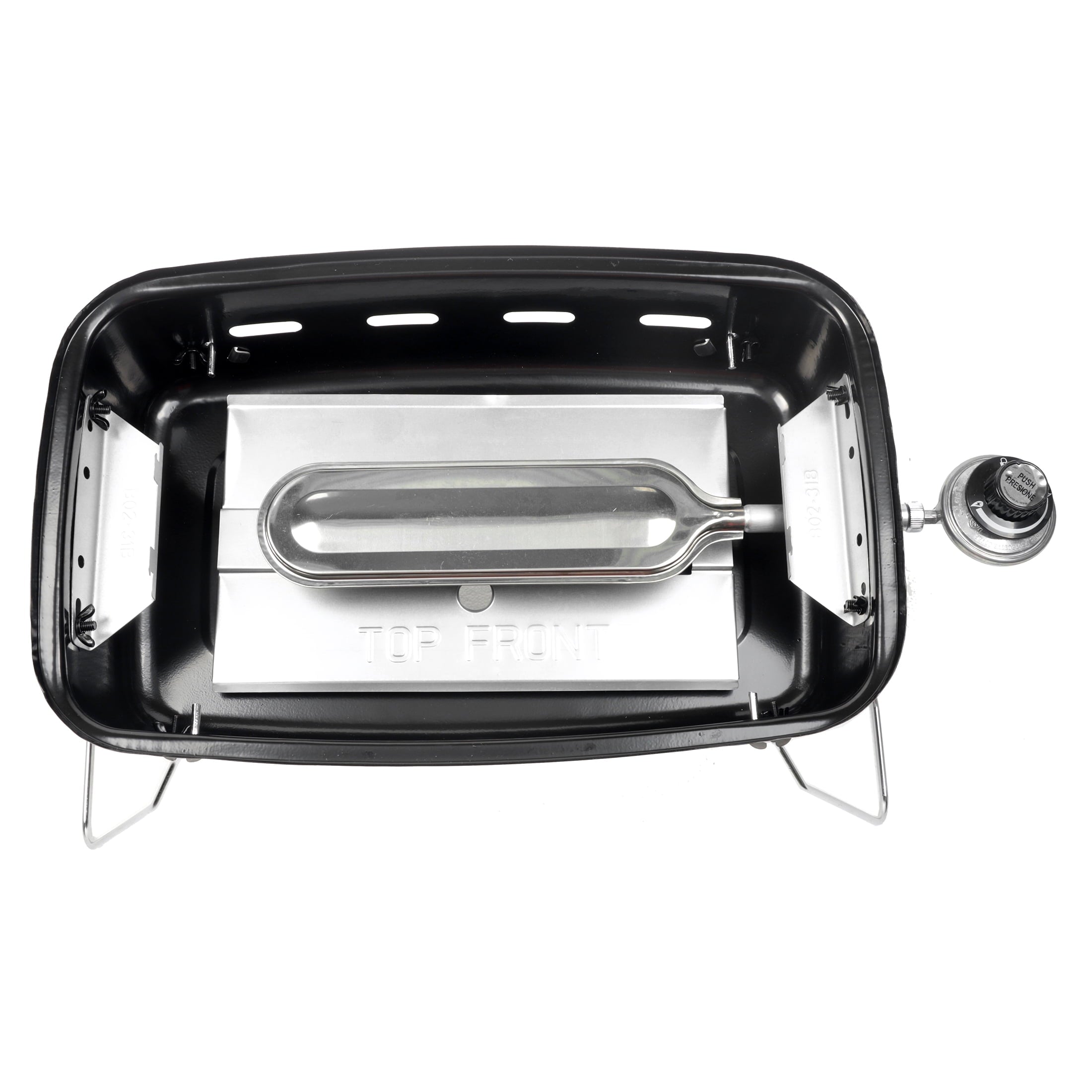 Grill 17.5 10.000 BTU Portable Propane Gas Grill. Black - Image 7