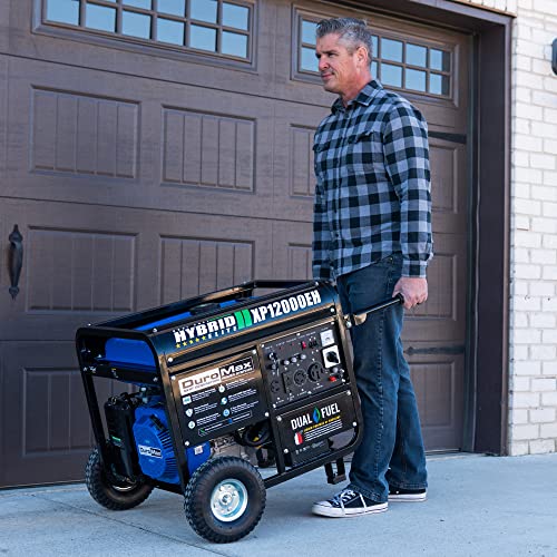 DuroMax XP12000EH Dual Fuel Generator – 12,000W Gas/Propane, 457cc 4-Stroke Engine, EPA/CARB Compliant - Image 2