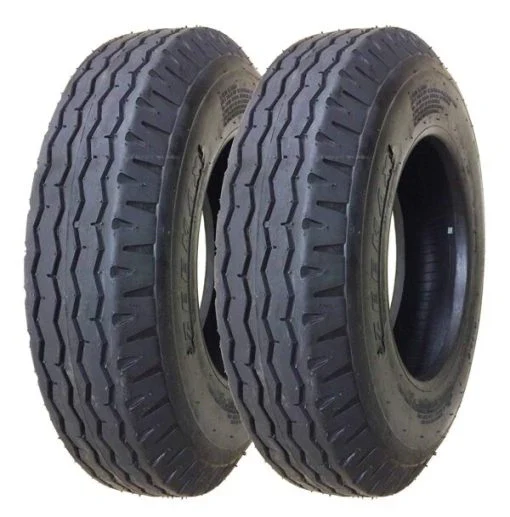 Heavy Duty Highway Trailer Tires 8-14.5 14PR Load Range G Set 2