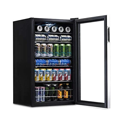 NewAir Beverage Refrigerator Cooler, 126 Cans, 3.4 Cubic Feet, Stainless Steel - AB-1200 - Image 6