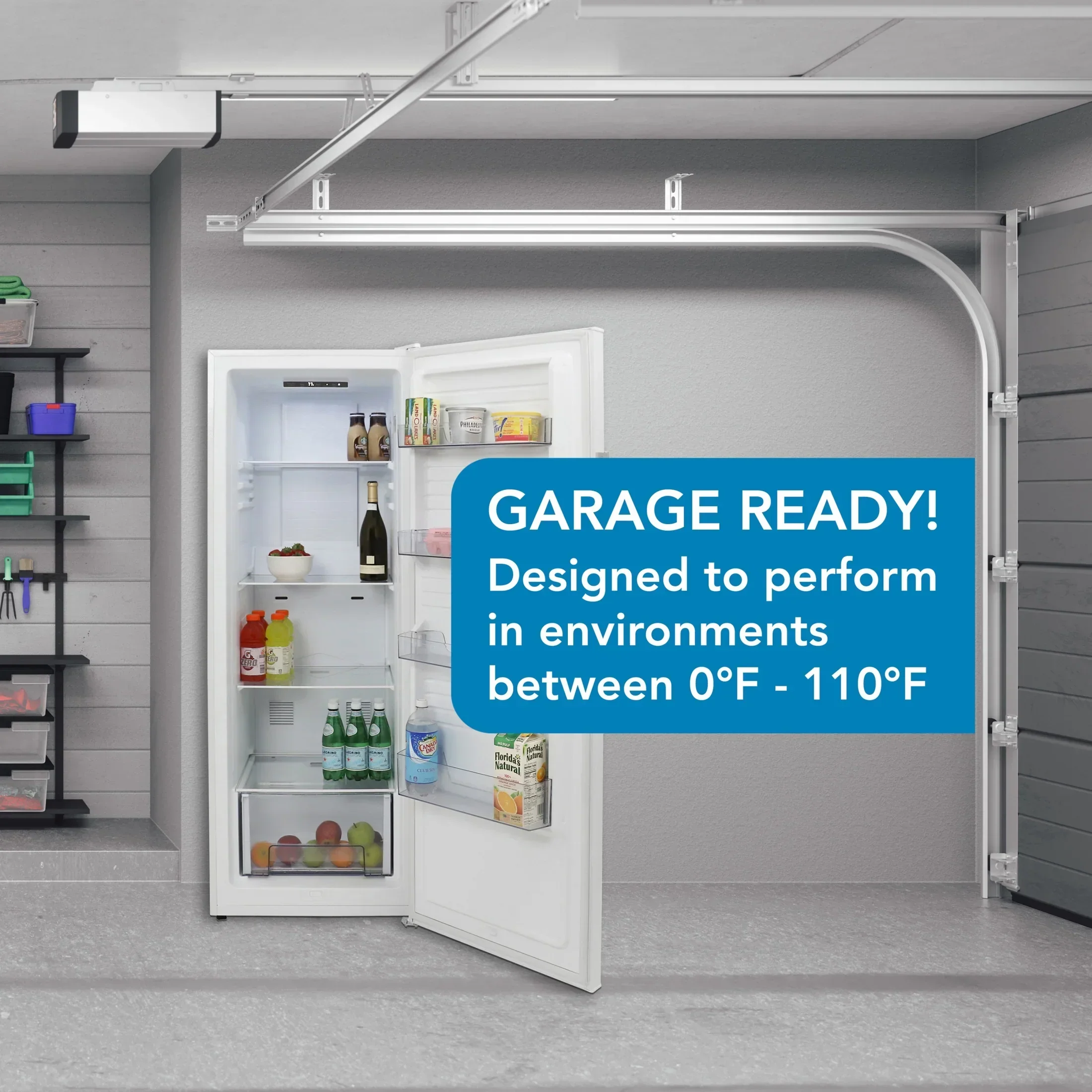 Avanti Vertical Freezer, 10.8 cu ft, White - AV1081VFK0W - Image 4