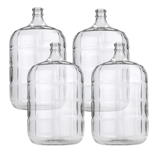 Glass Carboys 5 Gallon 4 Pack - Beer Or Wine Making