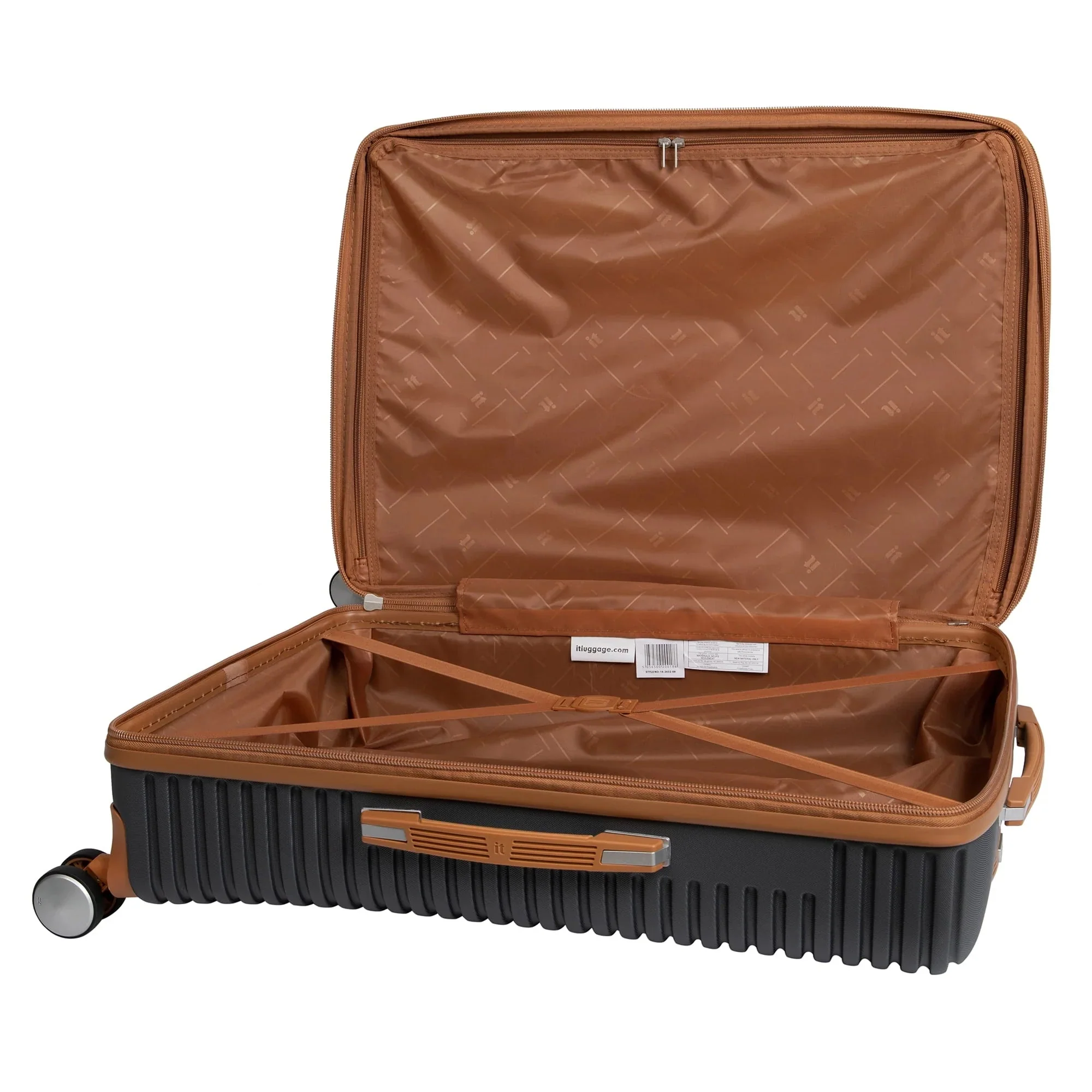 it luggage Hardside Expandable Checked Spinner Luggage 31 inch, Gray - Replicating - Image 2