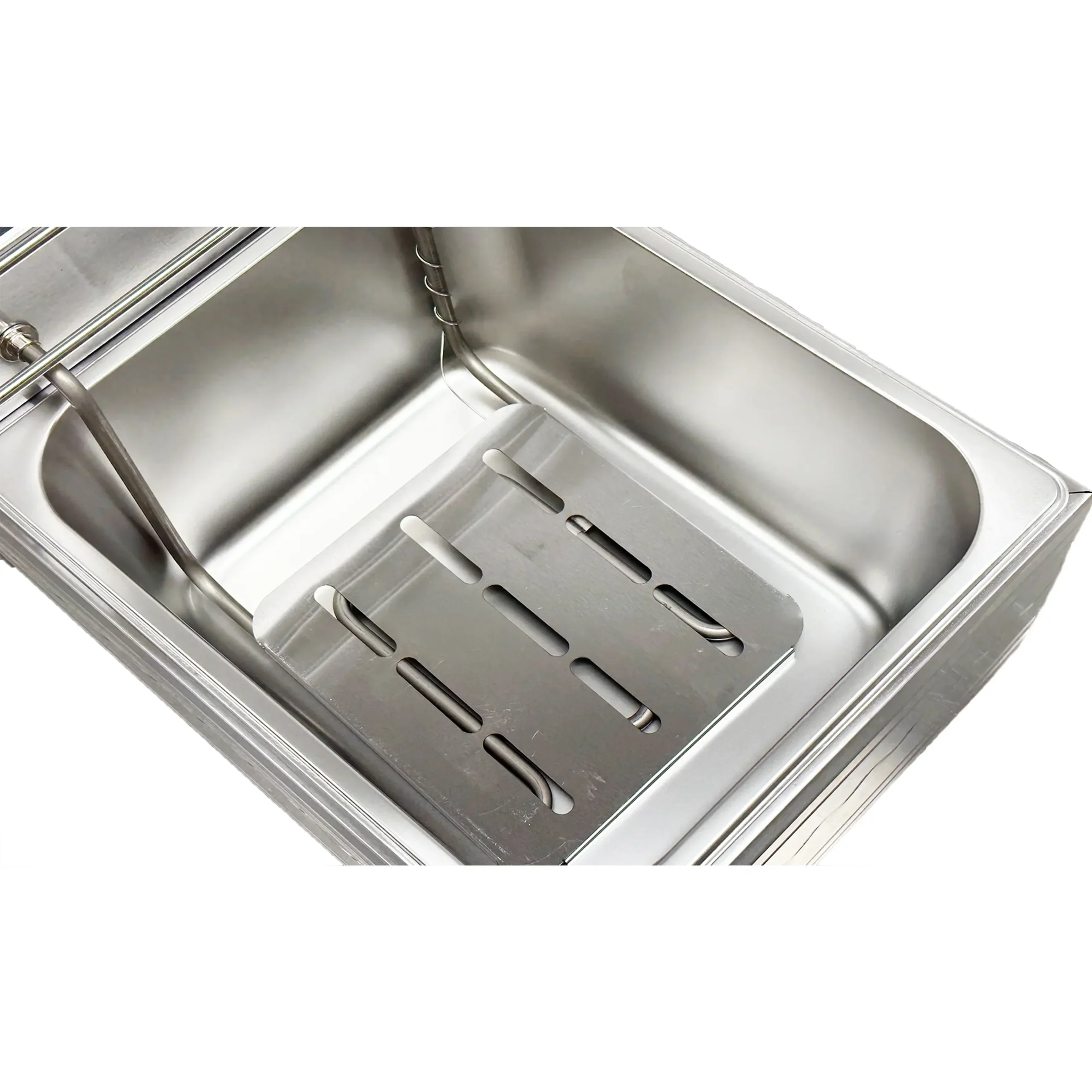 1600W Electric Deep Fryer, Stainless Steel, 6L, 110V - Commercial Single-Chamber - Image 7