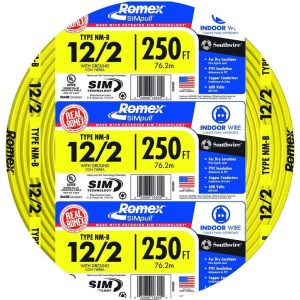 Southwire Romex SIMpull 250-ft 12/2 Non-Metallic Wire (By-the-Roll)(250 Feet)