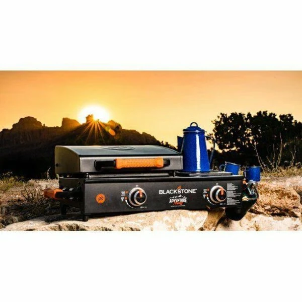 17 inch tabletop griddle with range top black - Image 7