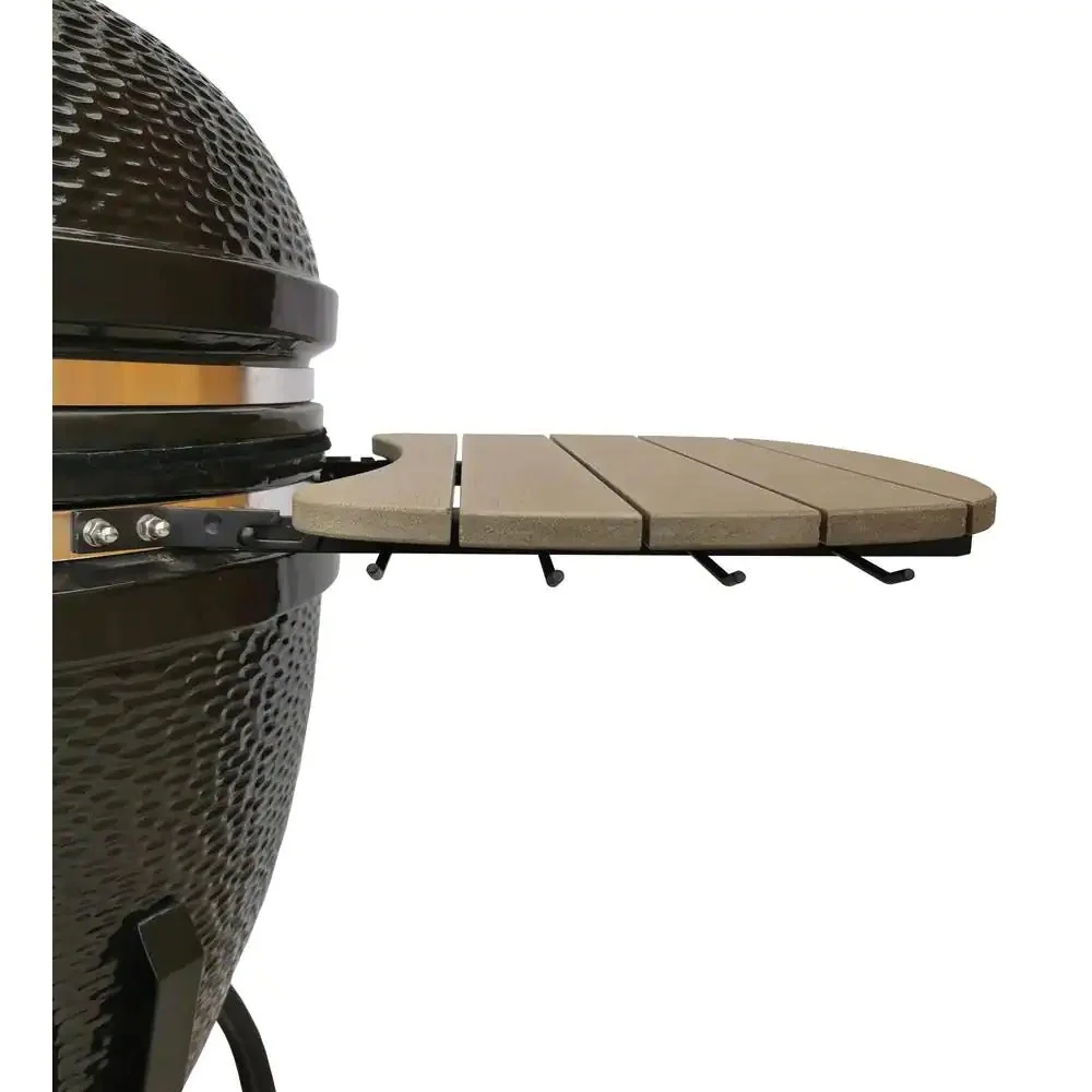 Grills 22 in. Kamado Pro Ceramic Charcoal Grill with Grill Cover - Image 11