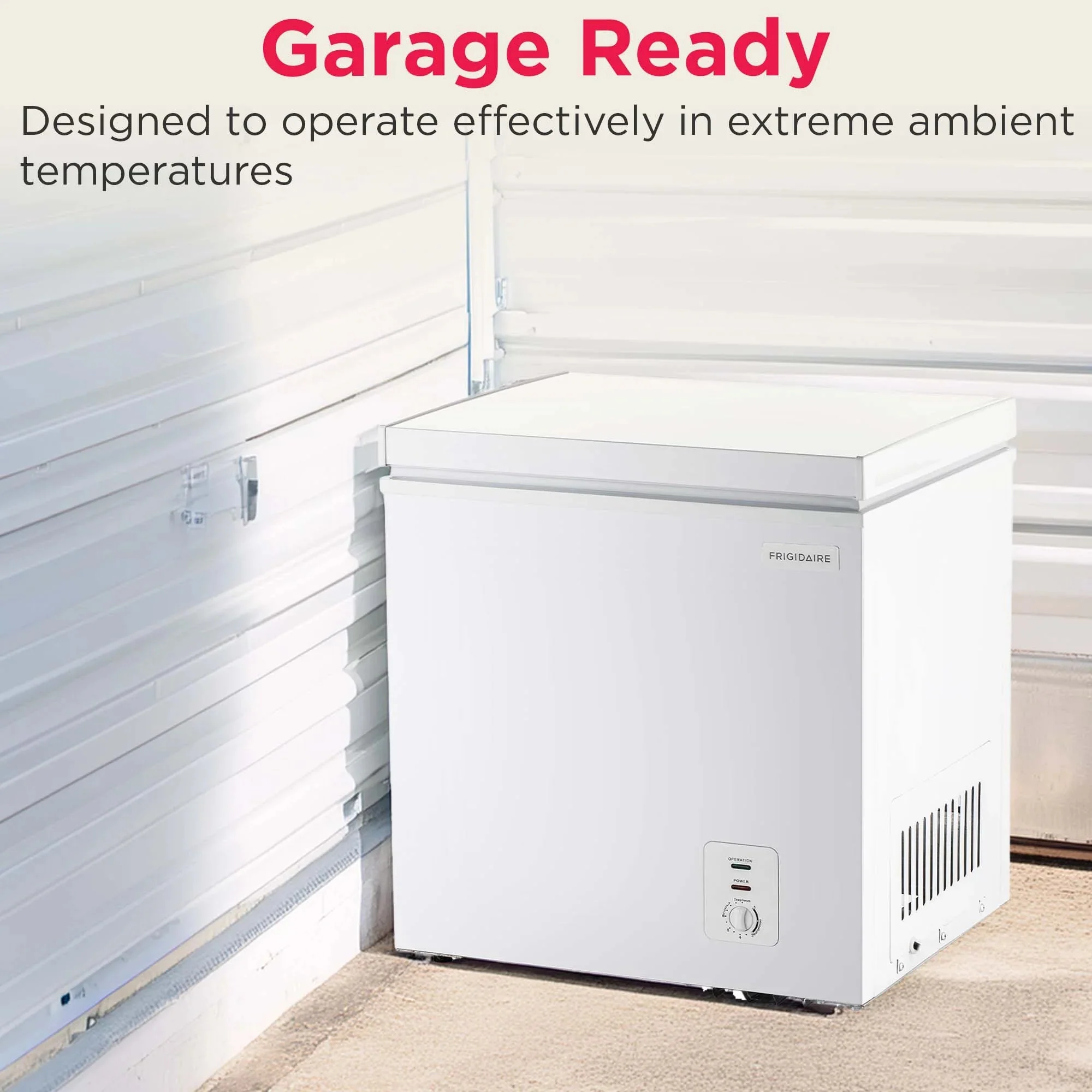 Frigidaire Chest Freezer, 2.1 Cu. Ft., White - Image 5