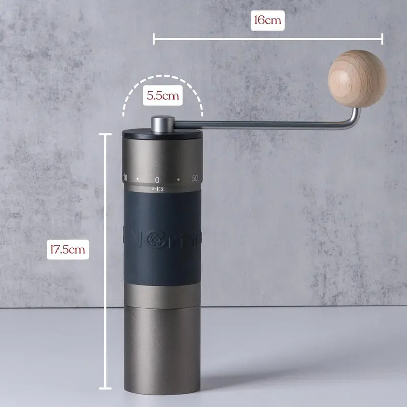 KINGrinder Manual Coffee Grinder K6 With Straight Handle - K6 - Image 4