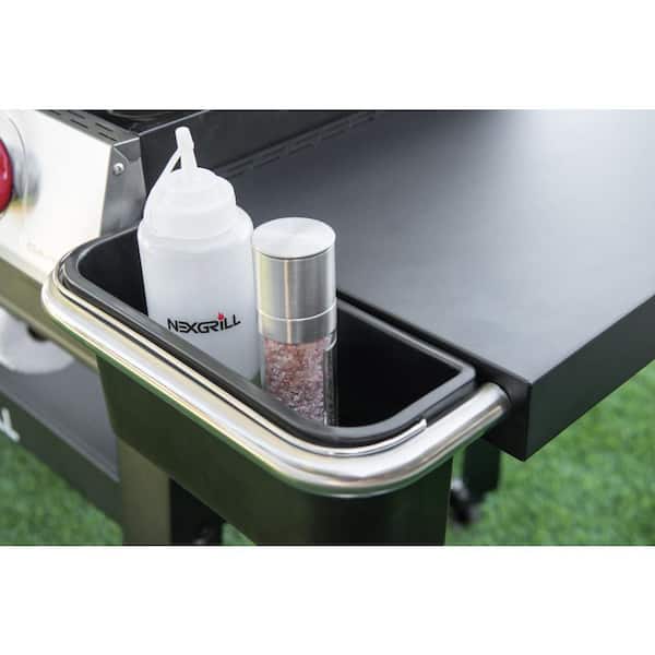 Daytona 3-Burner 30 in. Propane Gas Griddle in Black with Lid - Image 10