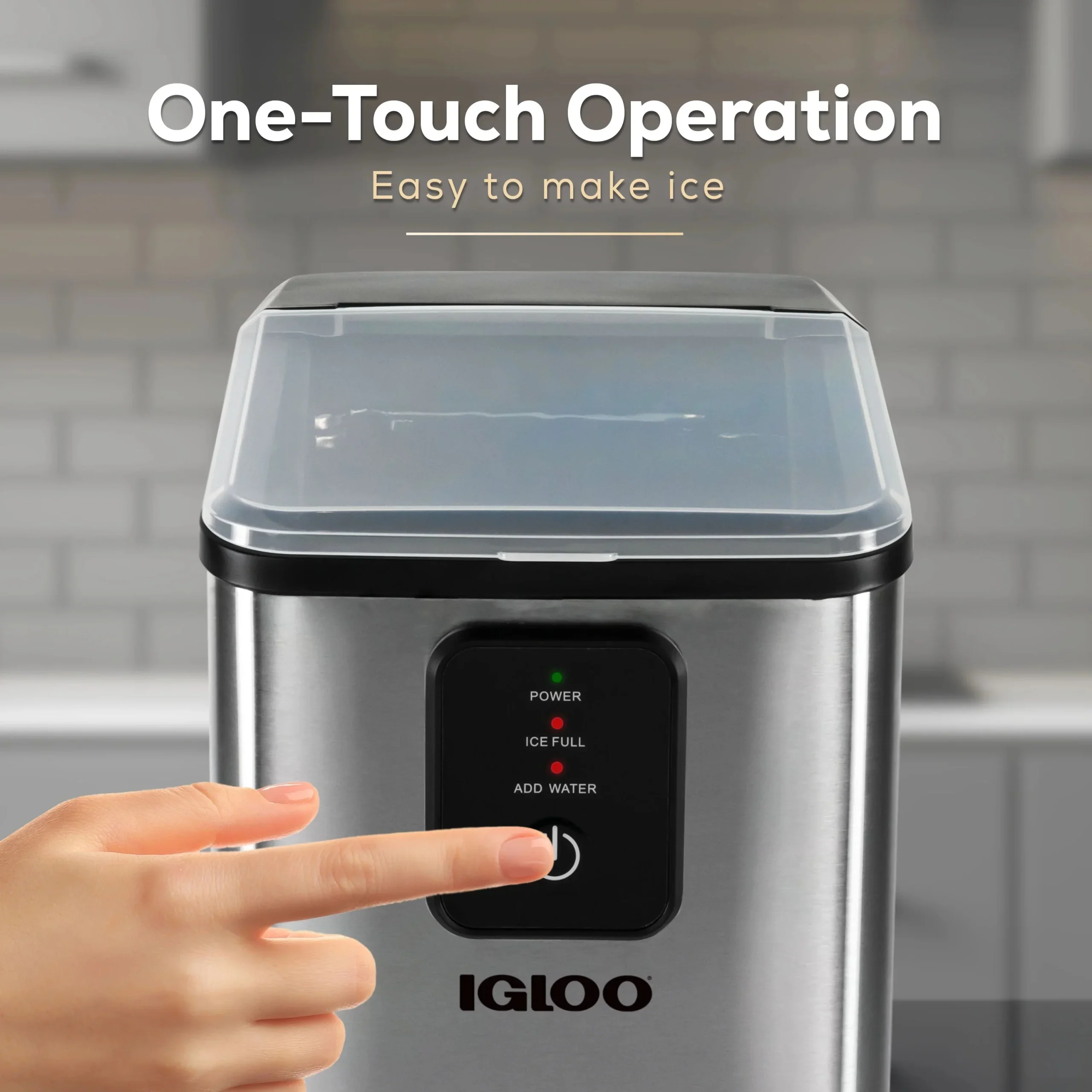 Igloo Self-Cleaning Countertop Ice Maker, 26 lbs. Per Day, 8 Pieces Every 7-8 Minutes, Aqua - Image 22