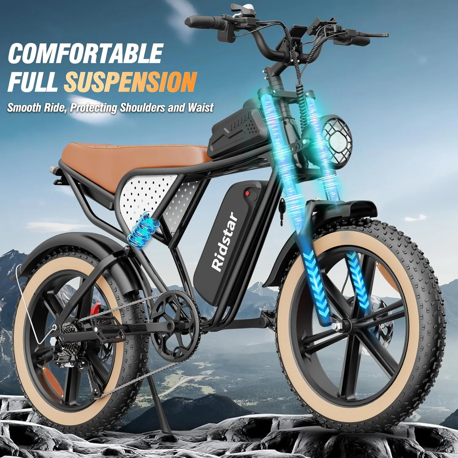 Electric Bike Q20, 2000W, 37Mph, 20" Fat Tires - Image 20