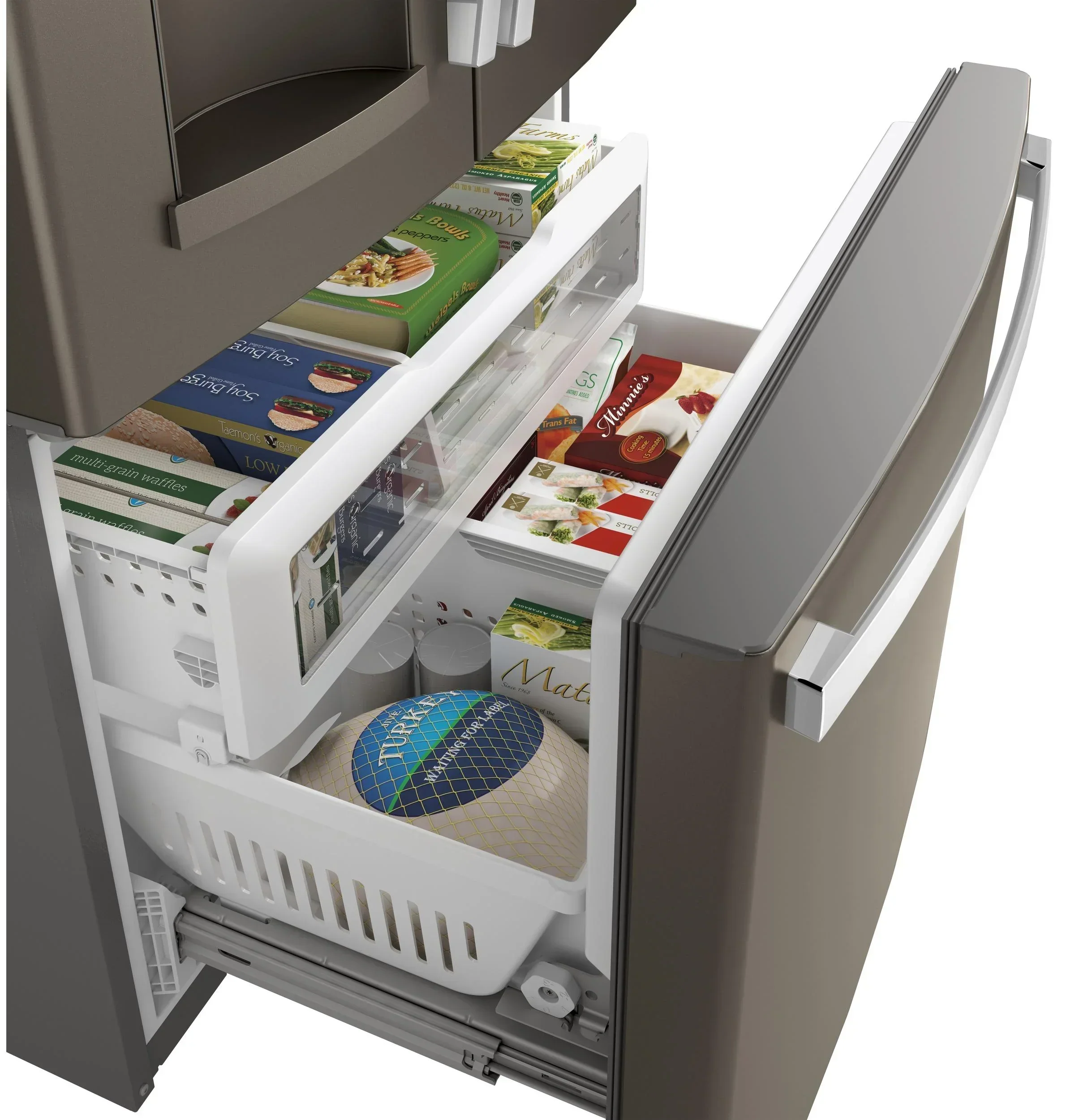 GE Appliances French Door Refrigerator, Energy Star, 27.8 Cubic Foot - Image 5