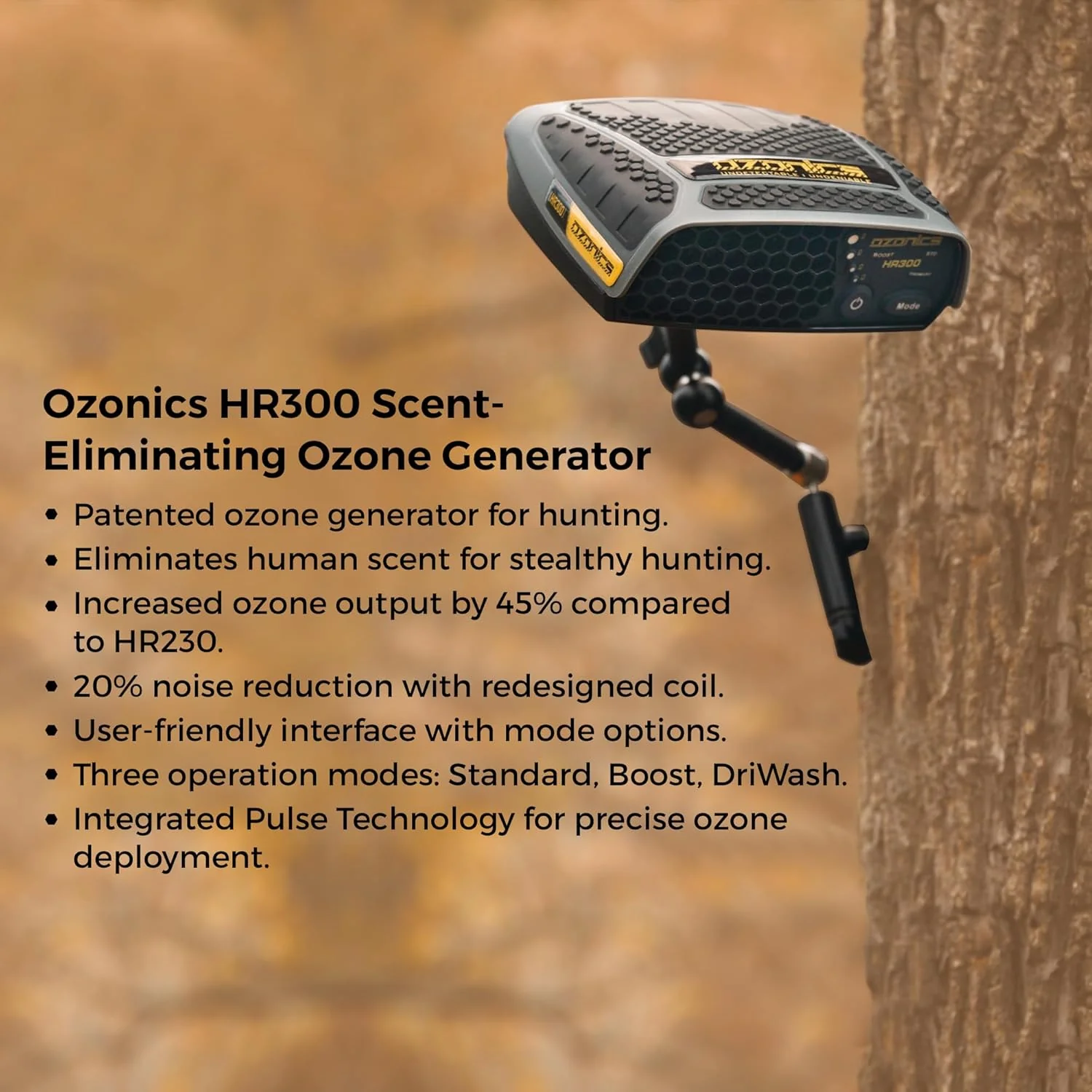 Ozonics HR300 Hunting Scent Eliminator, Ozone Generator, Rechargeable - Image 3