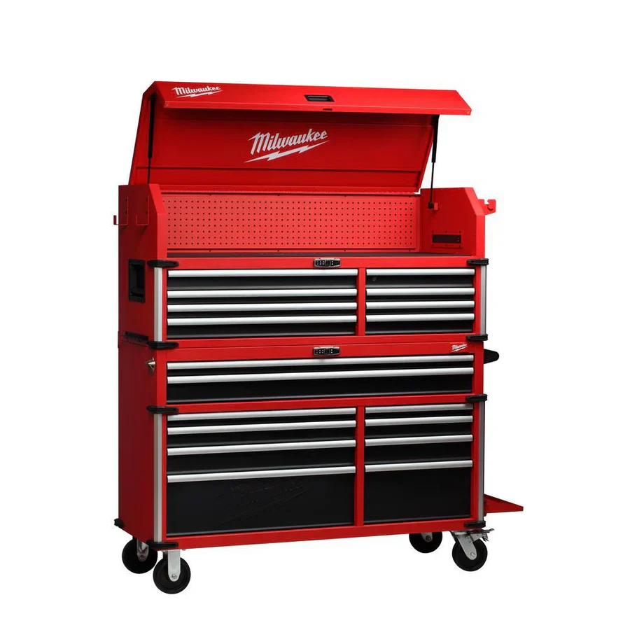 Milwaukee High Capacity 56 in. 18-Drawer Tool Chest and Cabinet Combo - Image 2
