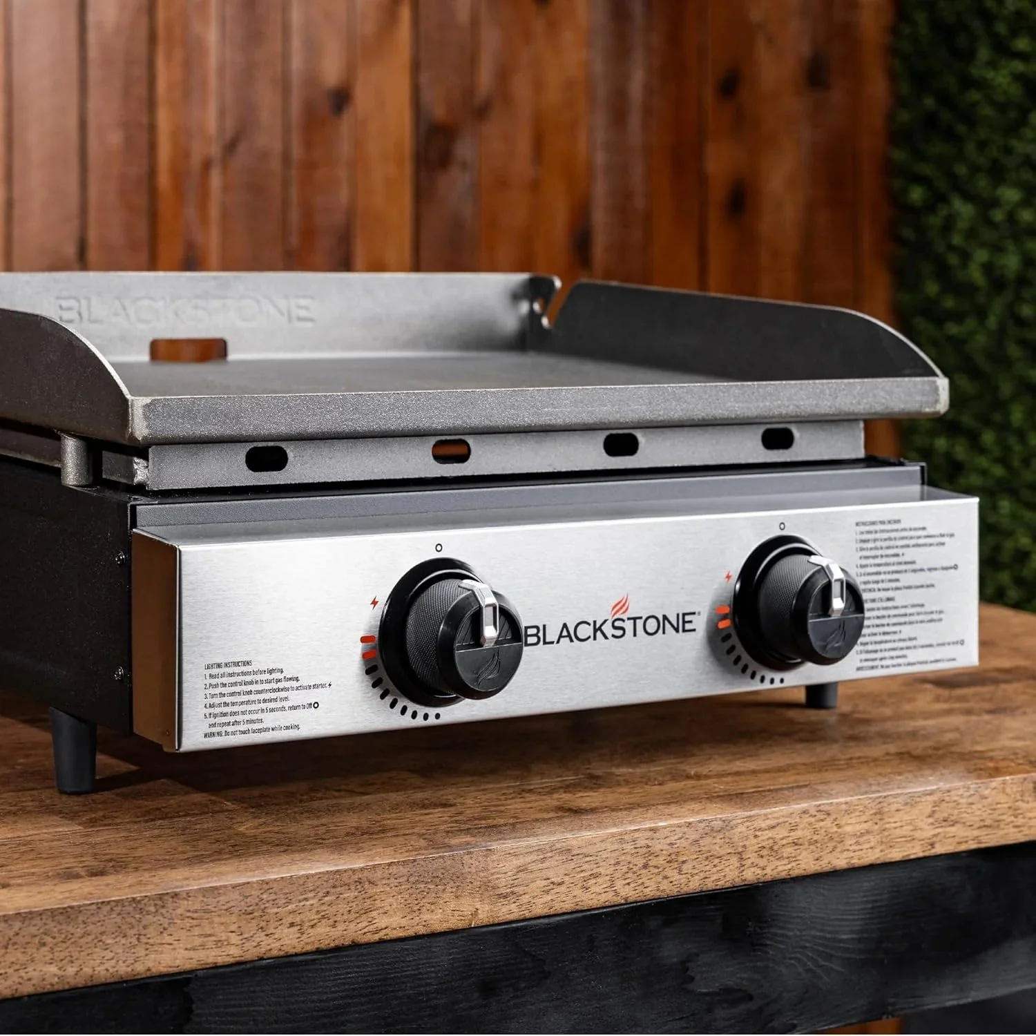 Blackstone 1666 22” Tabletop Griddle with Stainless Steel Faceplate, Powder Coated Steel, Black - Image 22