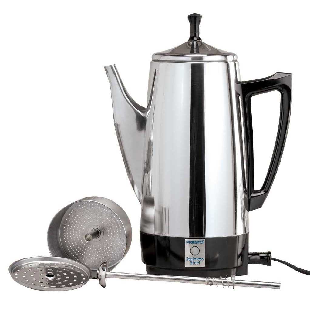 Presto Stainless Steel Percolator Coffee Maker, 6-Cup - 02822 - Image 4