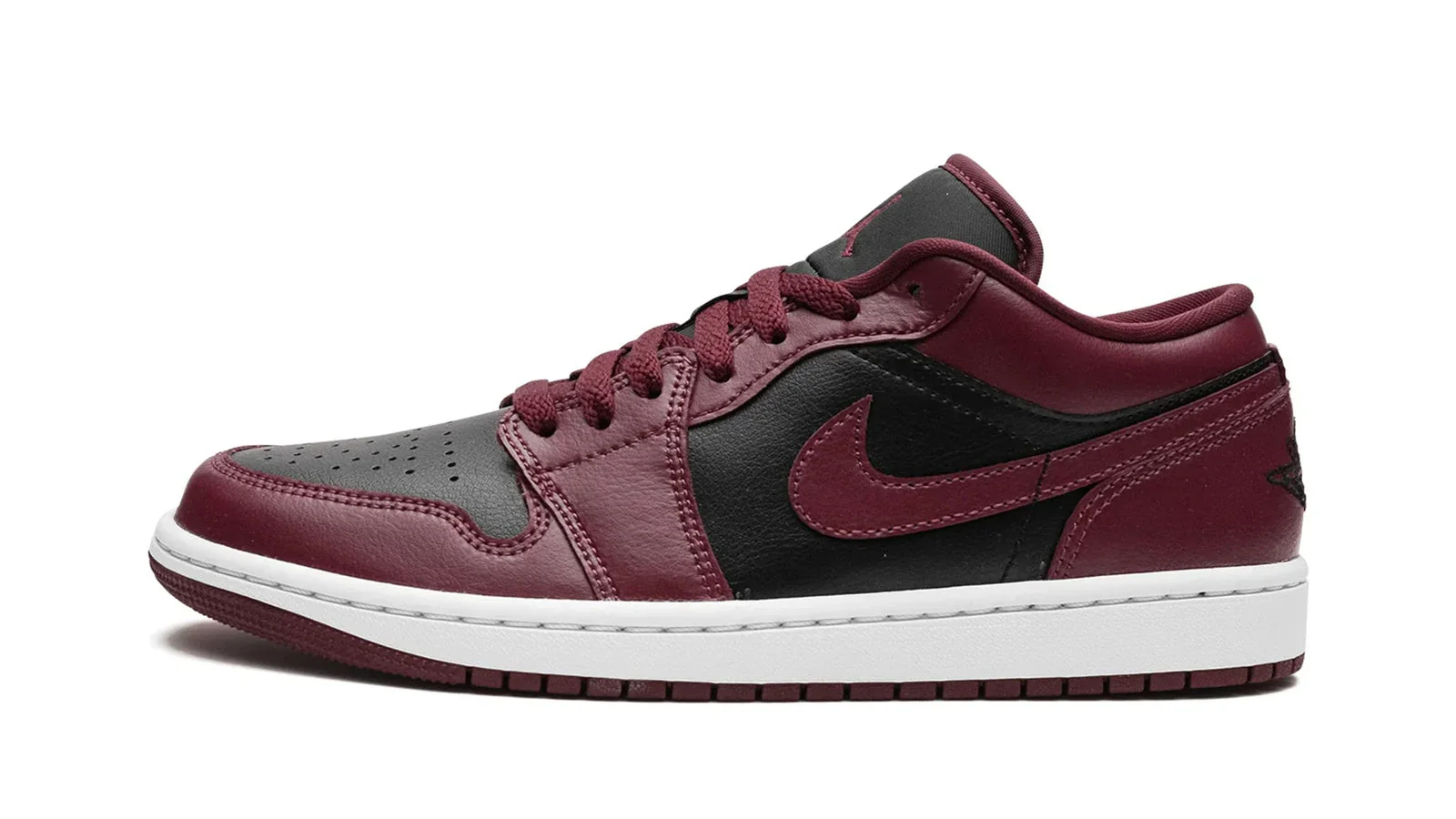 AIR JORDAN 1 Low Women's Sneakers - Dark Beetroot - Image 3