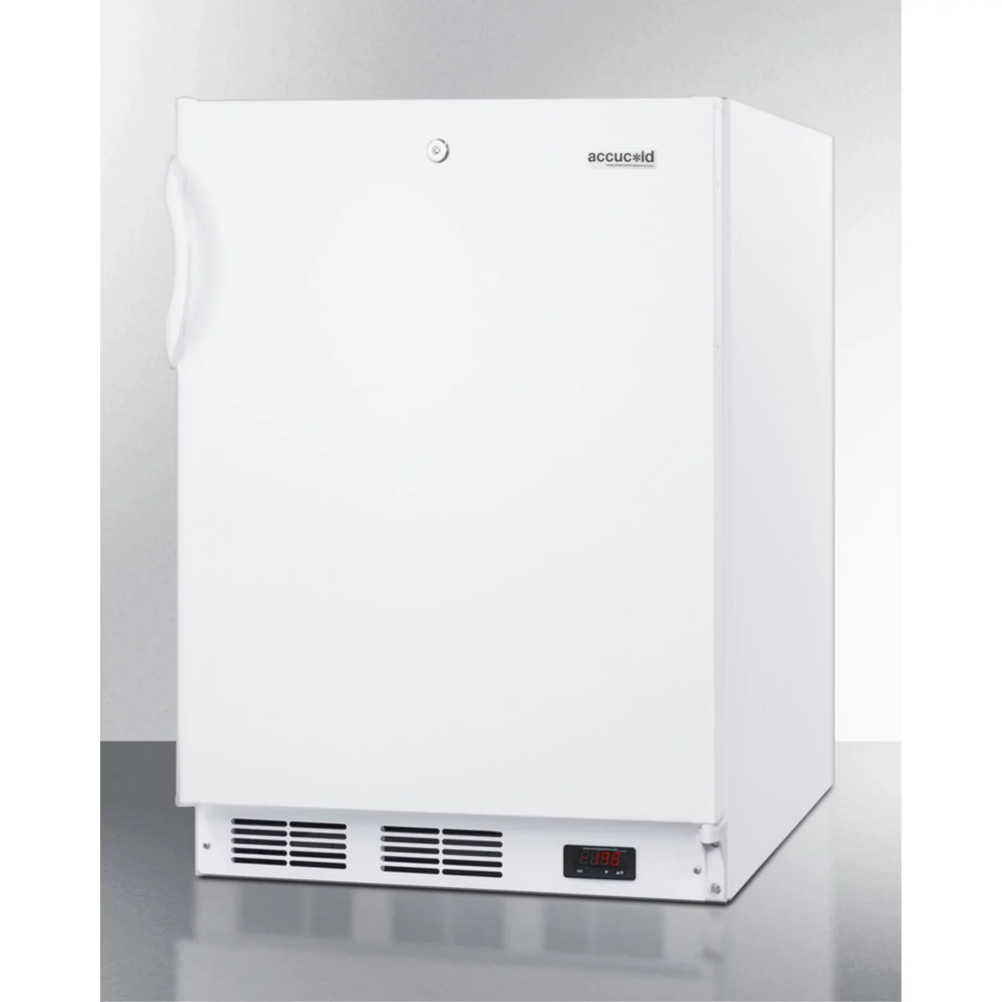 ADA Compliant Undercounter Medical All-Freezer, -25 C Operation, White, Front Lock, 32 Inch Height - Image 3