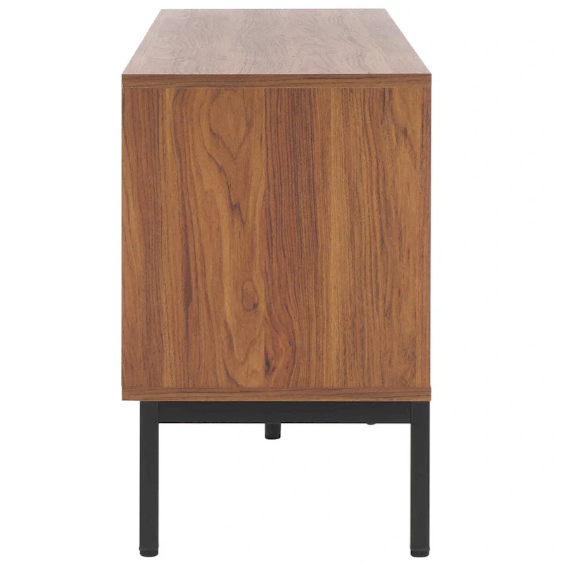 SAFAVIEH Deandra 4-Door Media Stand for Entertainment - Accommodates Up to 65-Inch Flat Screen TV - Dimensions: 60.8" W x 17.7" D x 24.6" H - Image 13