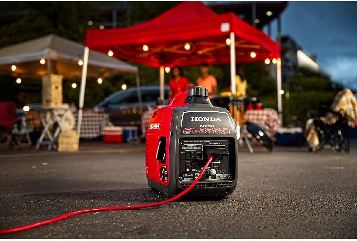 Honda 664240 EU2200i 2200 Watt Portable Inverter Generator with Co-Minder - Image 2