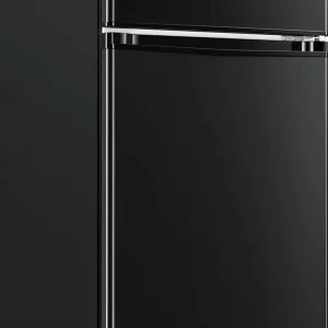 Upstreman 4.0 Cu.Ft Double Door Mini Fridge With Freezer, Black - BR401