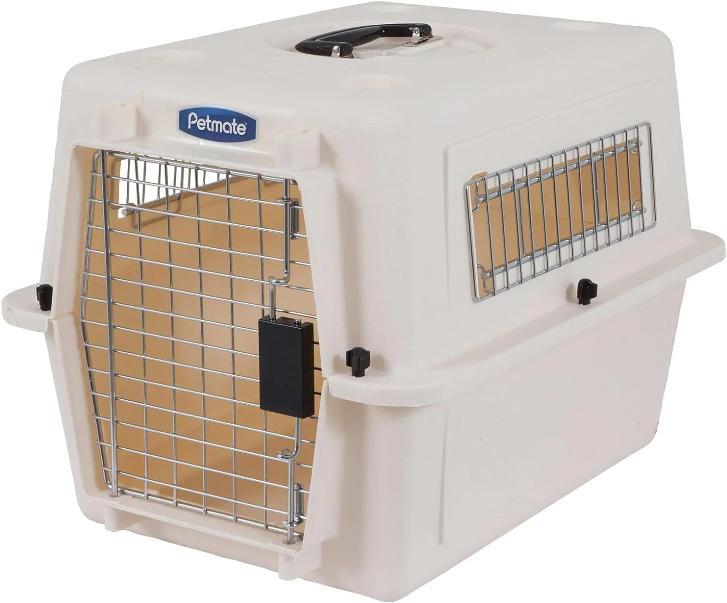 Petmate Ultra Vari Dog Travel Kennel, 48 in Long, 90 to 125 lbs - Taupe Black