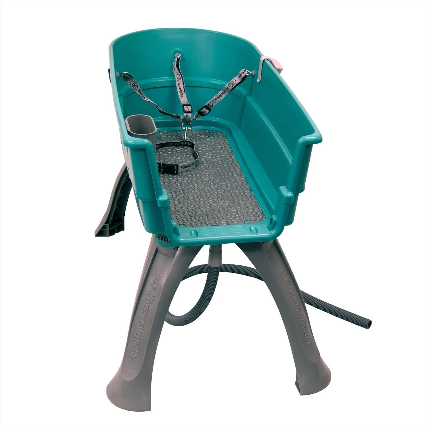 Booster Bath Large Elevated Pet Bathing Tub With Teal Steps Combo - 45 in x 21.25 in x 15 in - Image 17