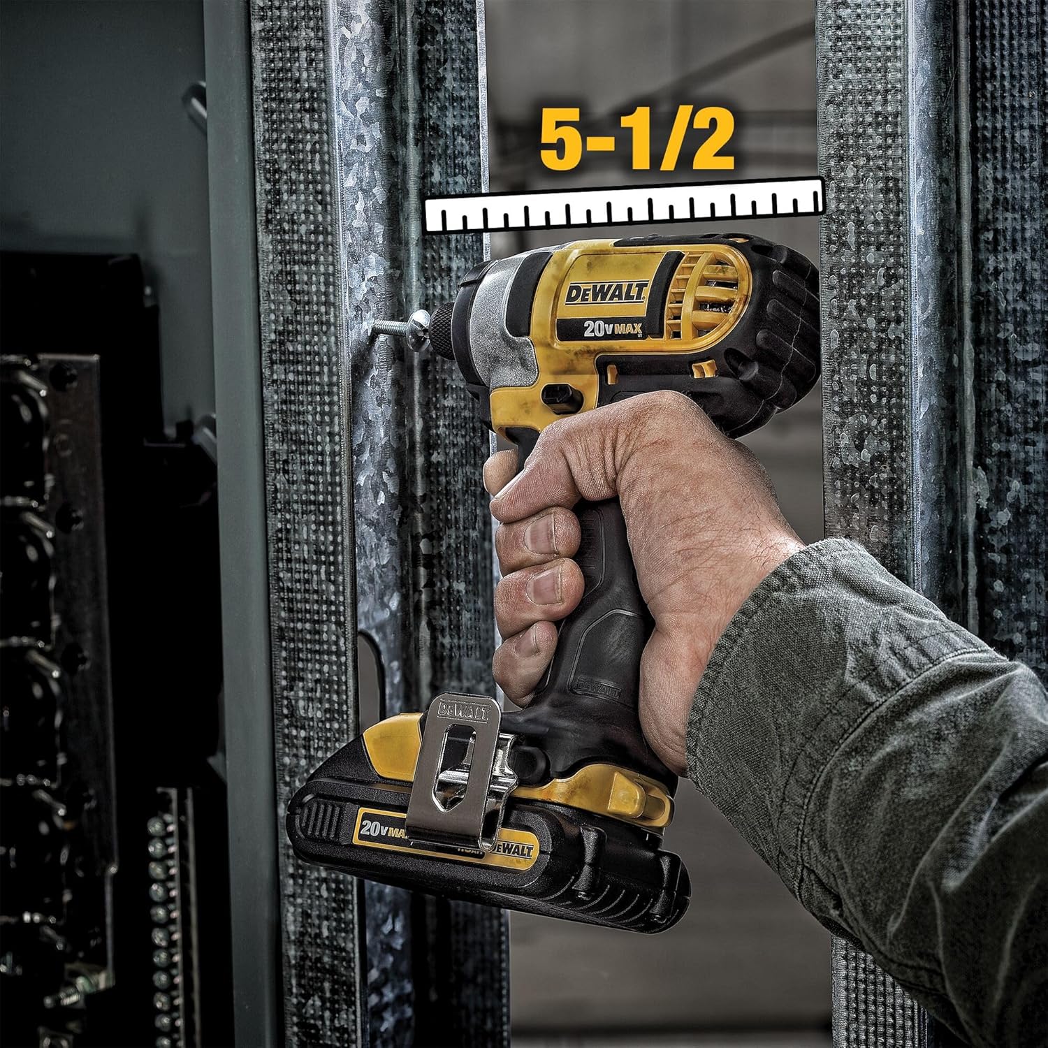 20V MAX Cordless Drill and Impact Driver, Power Tool Combo Kit with 2 Batteries and Charger - Image 7
