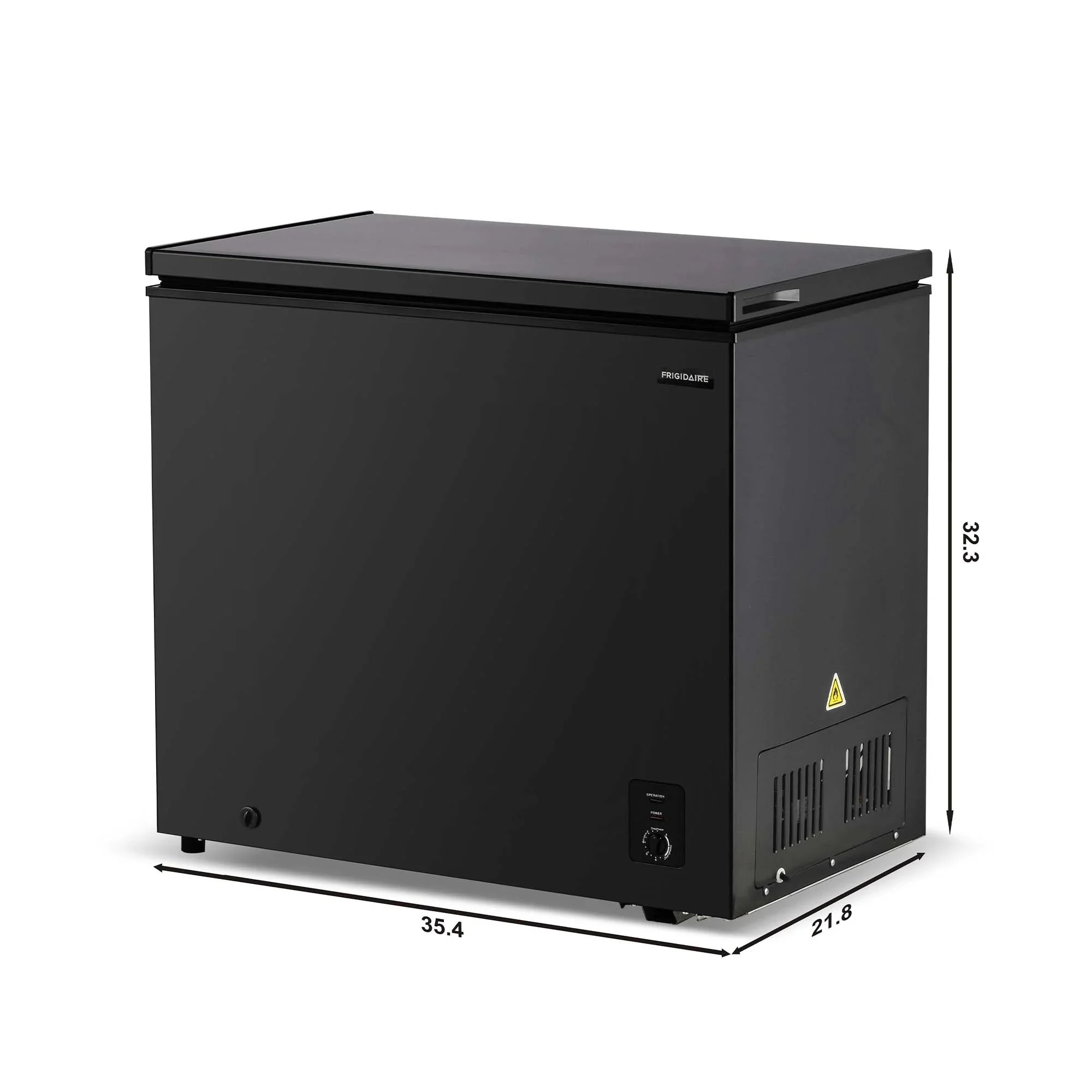 Frigidaire 7.0 Cu. Ft. Chest Freezer, Black - EFRF7003-Black - Image 4