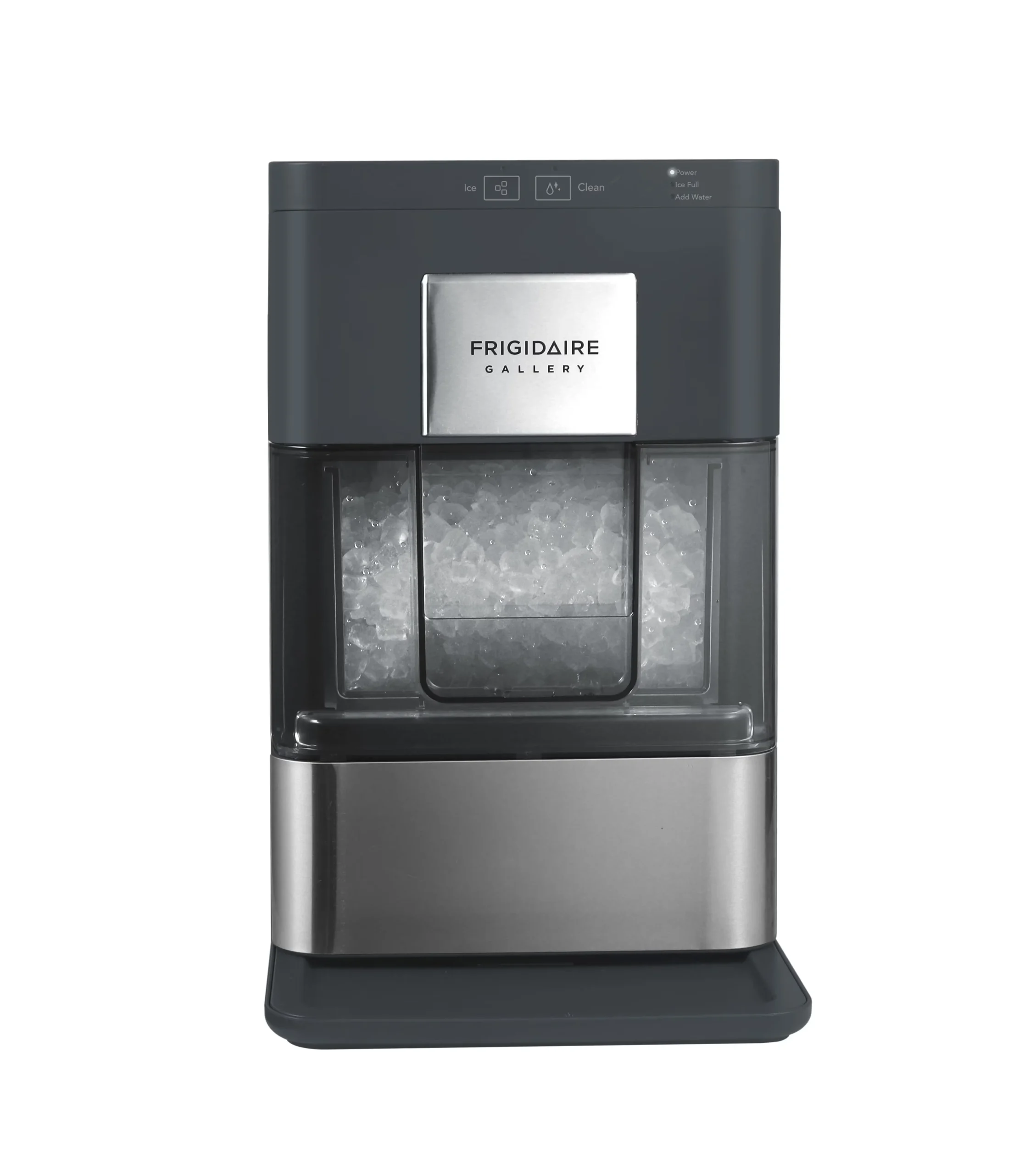 Frigidaire Countertop Nugget Ice Maker, 44 lbs. Daily, 3 lb. Basket, Black - EFIC256