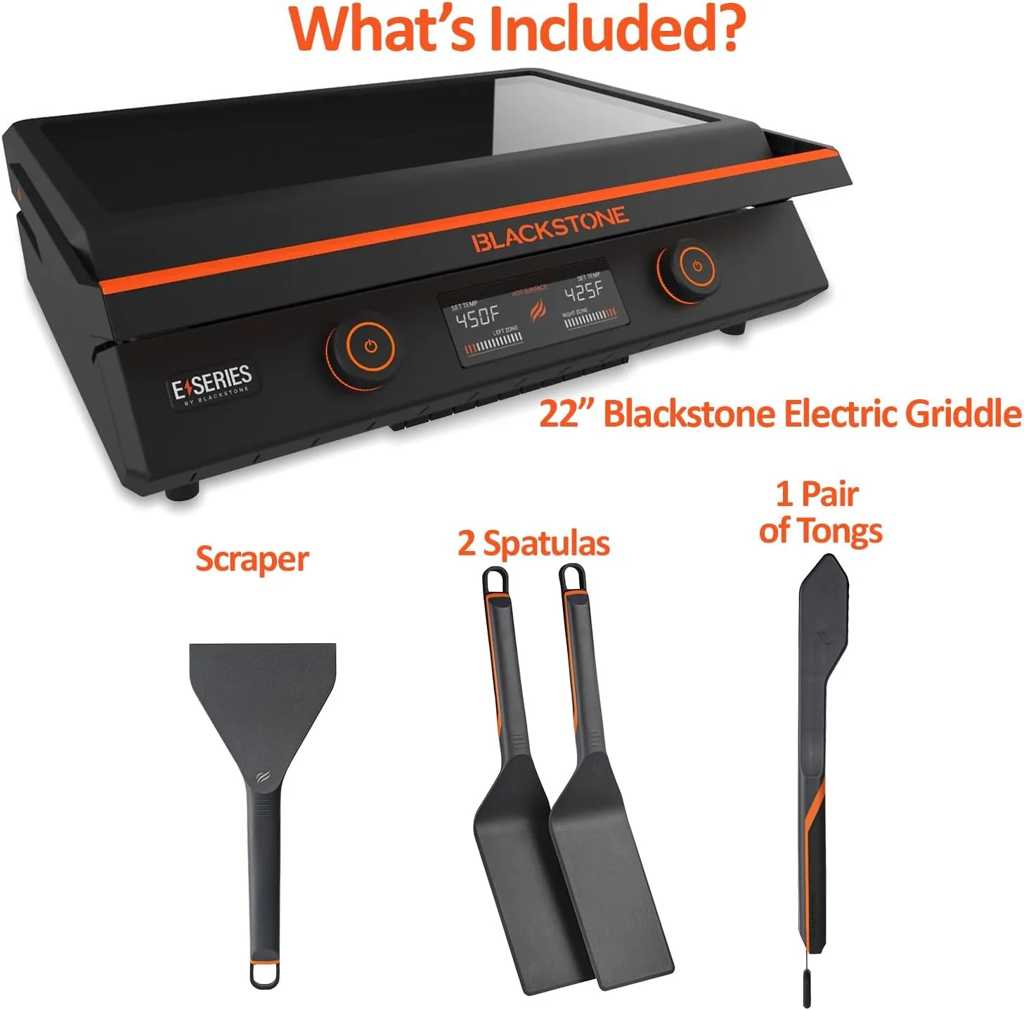 Blackstone 22 Inch Electric Tabletop Griddle With Hood And Accessories - 8001 E-Series - Image 3
