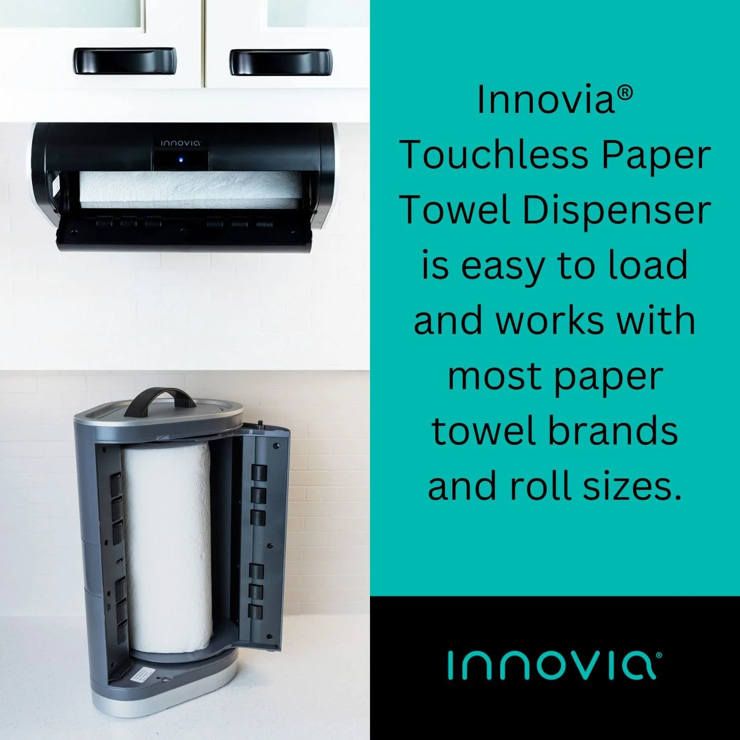 Innovia Countertop Touchless Paper Towel Dispenser - White - Image 6