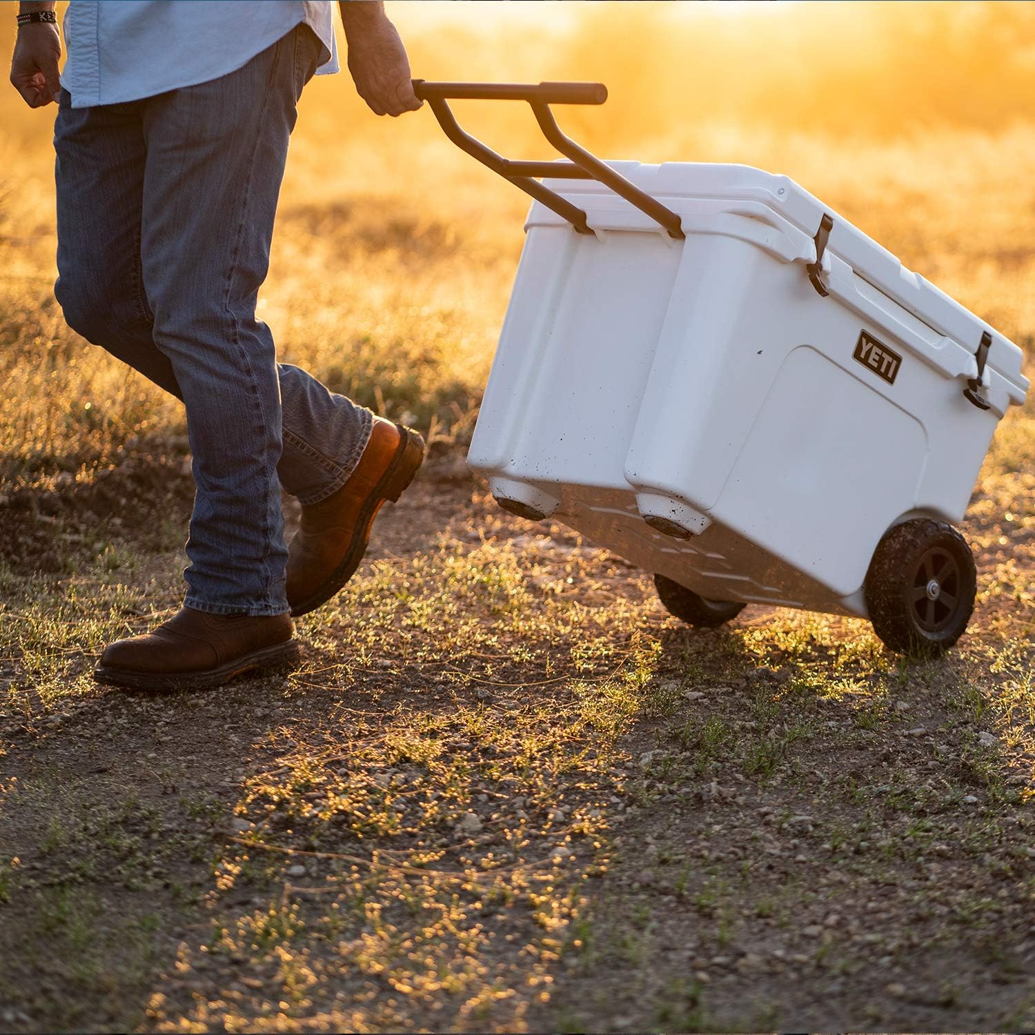 YETI Tundra Haul Wheeled Cooler, Navy - Image 8