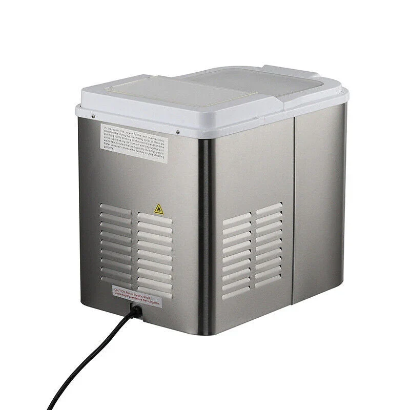 CJC Countertop Ice Maker With Carry Handle, Basket, Scoop, 110V - Image 9