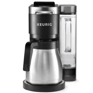 Keurig Single Serve & Carafe Coffee Maker, 60 oz Water Reservoir, 12-Cup Thermal Carafe - K-Duo Plus