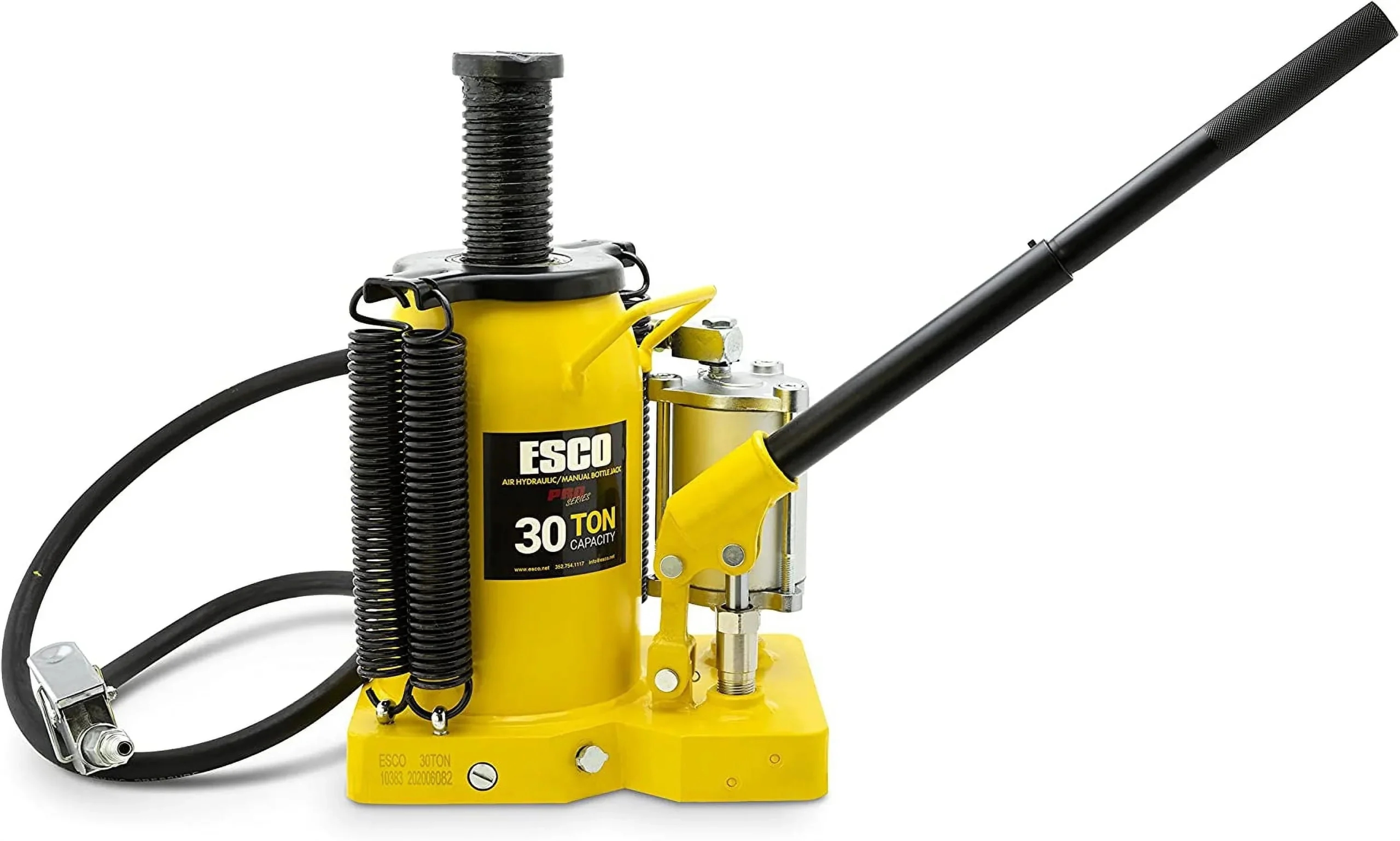 ESCO 30 Ton Pro Series Air Hydraulic Bottle Jack – Heavy Duty Lifting for Automotive and Industrial Use - Image 8