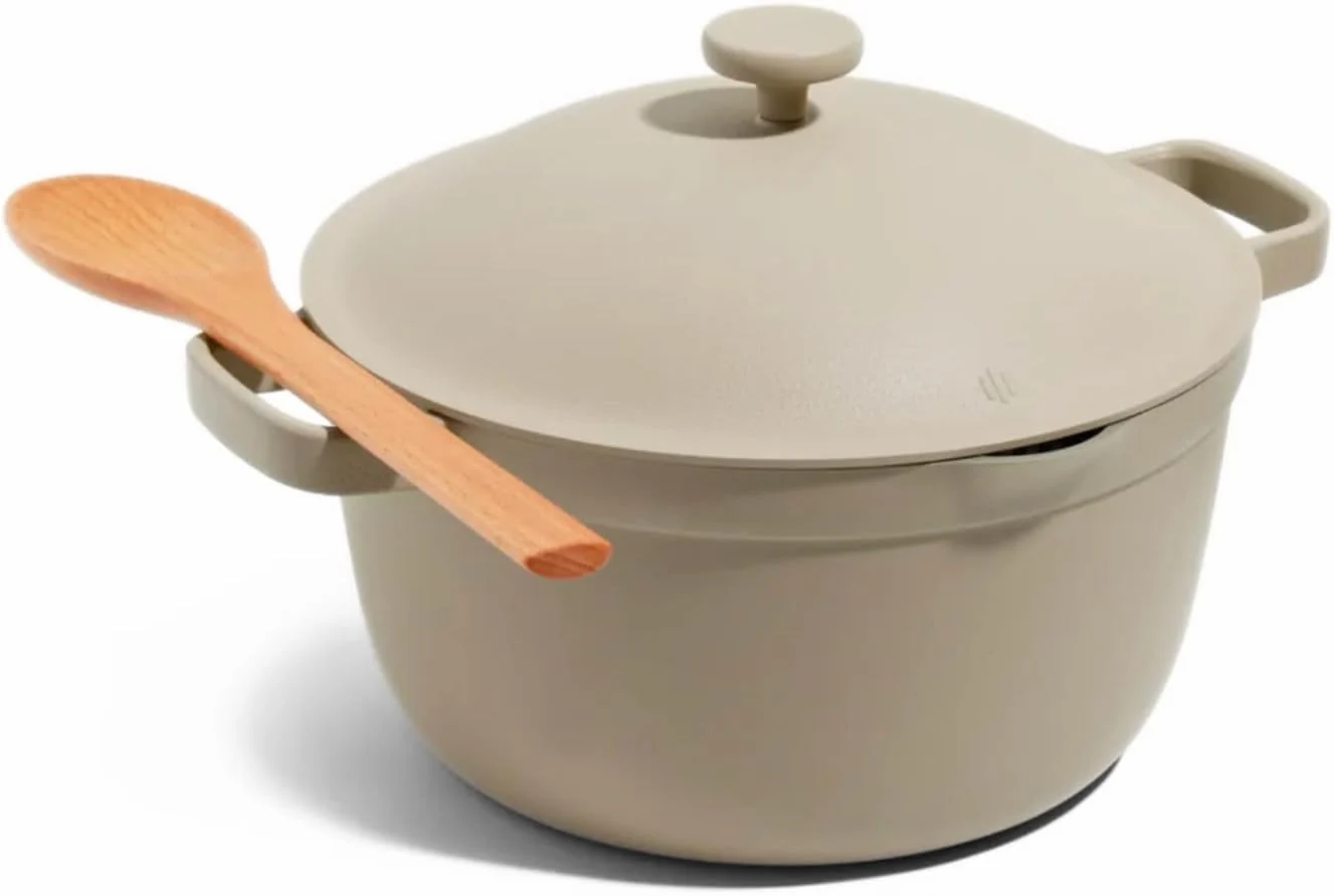 Our Place Perfect Pot 5.5 Qt Ceramic Pot With Lid And Spatula, Steam