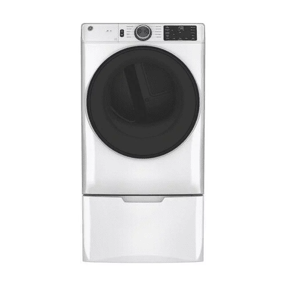GE Smart Electric Dryer, 7.8 cu. ft. Capacity With Sanitize Cycle - Long Vent - Image 3