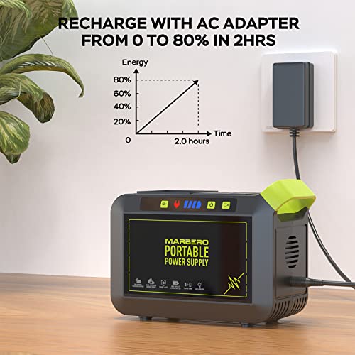 MARBERO 88Wh Portable Power Station 24000mAh Camping Solar Generator Lithium Battery - Image 5