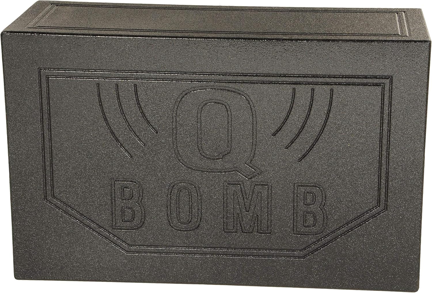 QPower QBOMB12VL Dual 12′′ Vented Subwoofer Box – Durable MDF, Black Rhino Liner Finish - Image 4
