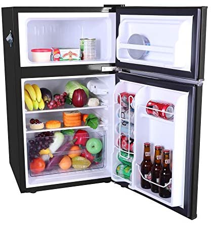 Frigidaire 3.2 Cu Ft Red 2-Door Retro Bar Fridge With Side Bottle Opener - EFR840-RED - Image 10